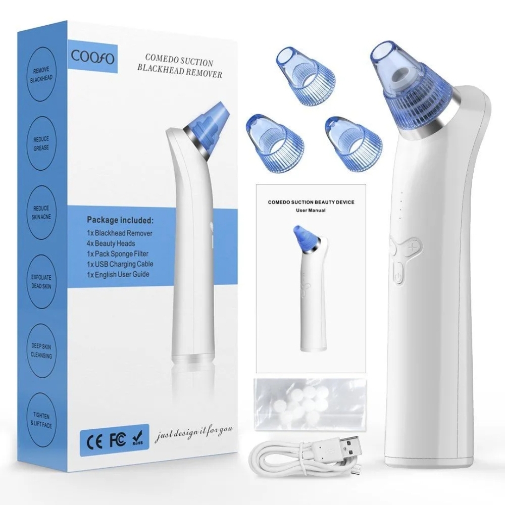 COOFO White and Blue Blackhead Remover